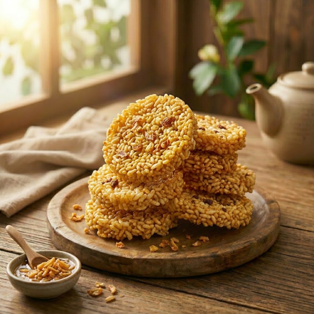 Rengginang Rasa Bawang